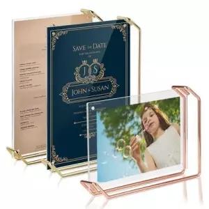 탁상액자 미니포토 소형받침 가족사진거치대 고급작은 WE6CE5A