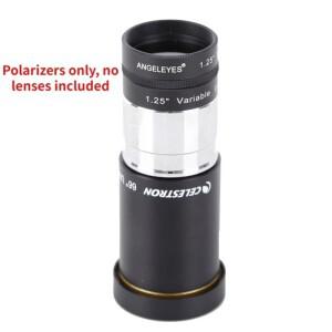 망원경 액세서리에 대한 명확한 관찰  달 행성의 밝기 줄이기 1.252 인치 회전 조정 편광판