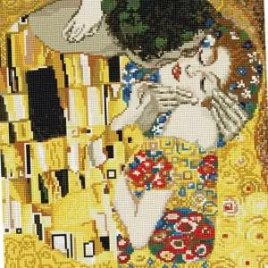 K41 클림트 키스 캔버스 보석십자수 40x50 보석십자수