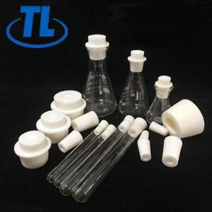 유리 플라스틱 튜브 스토퍼   실험실 실리콘 고무 병