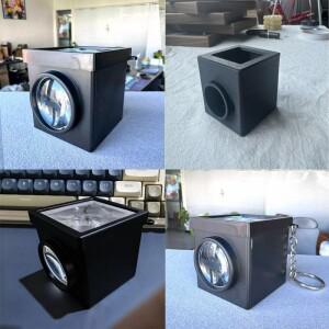 {MX} 3D 프린팅 허리 높이 카메라 파인더 하우징 5x5 프레넬 렌즈용 광학 장치 액세서리