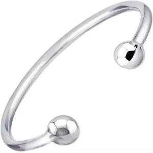 VN 주얼리 플레인 925 스털링 실버 토크 뱅글 남성 22.5gr