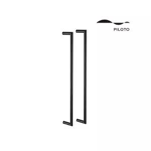 필로토 (더죤테크) 폴리아75002수건홀더 블랙크롬 욕실악세사리 수건걸이홀더