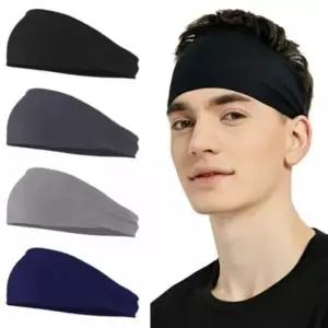 남녀공용 와이드 헤드밴드 머리띠 스포츠 헤어밴드 M50319 (WFKADOP)