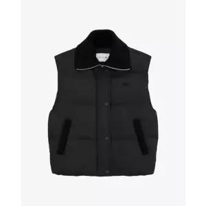 라코스테 브랜드관 여성 25FW 스웨터 카라 다운베스트 BF421E-55N 031블랙 365008