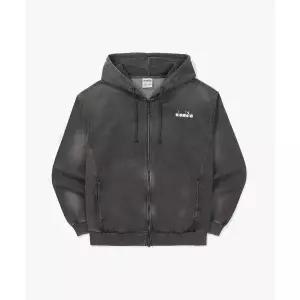 디아도라 스프레이 워싱 데님 스? 후드집업 BLACK D5323LFT18BLK 117686