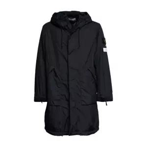 [명품] 스톤 25FW 와펜 가먼트다이 크링클랩스 프리마로프트 롱 패딩 자켓 블