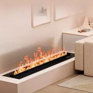 불멍 수증기 난로 무드등 인테리어 3d 화로 펜션 불꽃 모닥불 모델 카페 가습 수동 조명.