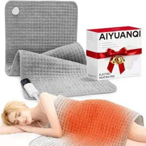 AIYUANQI 히팅 패드 초대형 40X20인치 XXXL 전기 온열 9단계 온도 설정 등 생리통 자동 차단 세탁 가능