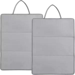 2개의 PCS 접이식 찜기 보드 트리플 옷 여행용 휴대용 철제 걸이에 편리하고 공간 절약이 가능하며 가정과