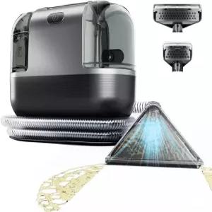 18Kpa 카펫 청소기 500W 휴대용 스팟 및 애완동물 얼룩 소파 카시트 가구용 손잡이가 있는 실내