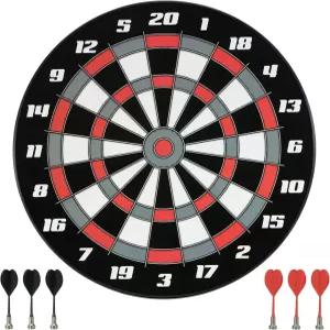 Acudart 자석 다트판 세트 - 모든 연령대에 안전한 16인치 날카로운 점이나 위험한 조각 없음 어디에나 걸