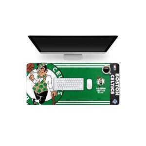 foco nba 공식 설립 기본 로고 워드마크 홈 오피스 데스크 패드 마우스 매트 35인치 x 16인치( 턴 셀틱스, 셀틱스)