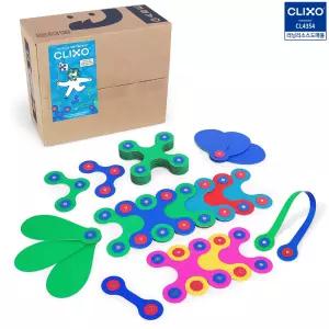 클릭소 잇시 플러스팩 그린 자석블록 가볍고 창의력 유연한 (27p) 표현놀이 블럭 두뇌발달