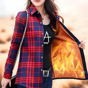 겨울 체크 기모셔츠 2컬러