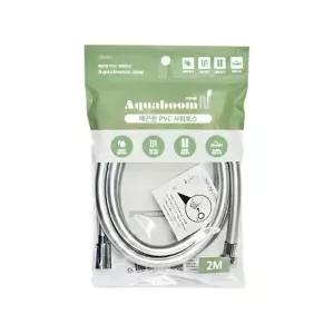 샤워기호스 꼬임방지 -R 2M 아쿠아붐 PVC 샤워호스