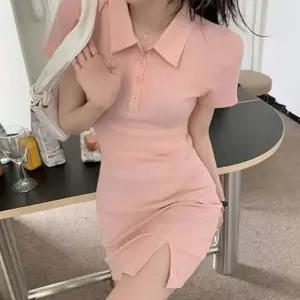 카라 카라원피스 반팔 미니원피스 여름미니원피스 캐주얼원피스 NF-17