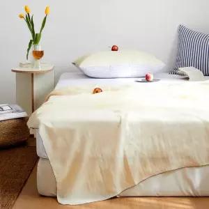 [르헤브] 파르페 시원한 여름 이불 스노우 리플 얇은 홑이불 SS