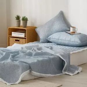 포슬리 시원한 여름 침구세트 시어서커 얇은 홑이불 이불세트 패드 SS