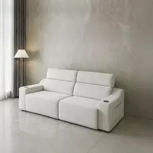 [신세계라이브쇼핑]동서가구 릴랙션 슬라이딩 무빙 패브릭 리클라이너 3인 소파 DF927707