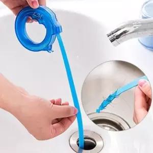 세면대 하수구 싱크대 머리카락 이물질 뚫어뻥 갈고리 (WFKAYOA)