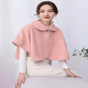 여성 4컬러 겨울 실내 방한 망토 독서실 학생 (WFKB3V0)