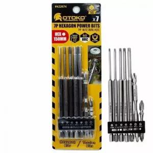 고품질 육각 비트 150mm 파워 드라이버 비트 타일기리 드릴비트날 (WFKAQAT)
