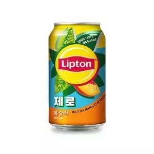 칠성 립톤제로 복숭아아이스티 355ml 24캔 (WFKB0A5)
