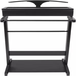 남성용 FFanhia 발렛 스탠드 여성용 서랍이 있는 우드 수트 탑 트레이 컨투어 행거 바지 바 및 신발장