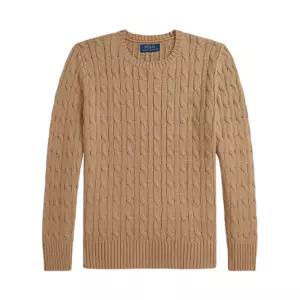 폴로  라운드넥 꽈배기 니트 보이즈 323-702674