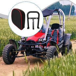 마운팅 브래킷 등받이 검정색 빨간색 PU 가죽 자동차 시트 패드 자전거 및 차량용 충격 흡수