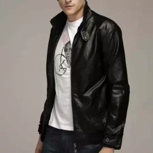 [라일리의류] Rly 레더 남자아우터 오토바이 라이더 자켓 남자가죽