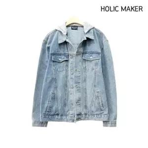 [라일리의류] Rly 버튼 남자 데님자켓 남자옷 연청 HDT001