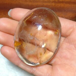 천연 크리스탈 클리어 호환 스모키 쿼츠 팜  레인보우 스톤 레이키 홈 장식 미네랄 에너지 수집