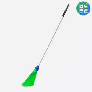 월드크린 개량비 소 골지 알루미늄 도로 빗자루 싸리비 도로비 실외 마당 제설