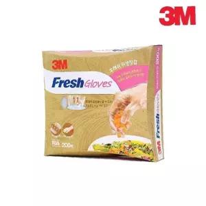 3M 후레쉬 장갑 200매입 위생장갑 비닐장갑