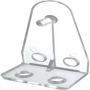 블라인드 홀드 다운 브래킷 투명 플라스틱 (4)