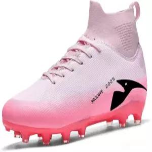 RROCDTE 남자 여자 축구화 야외용 육상 운동화 리틀/빅 키드를 위한 클리츠