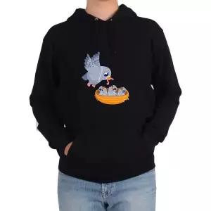 [하프클럽/]후드티 아기새 어미새 가족 희생그림 다양한 색상 사이즈