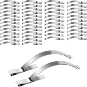 50개 코너 마운트 플랫 윈도우 스프링 스크린 텐션 클립 스테인리스 스틸 화면 흔들림 방지