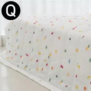 Q 화이트 이불 간절기 퀸 파인애플 여름