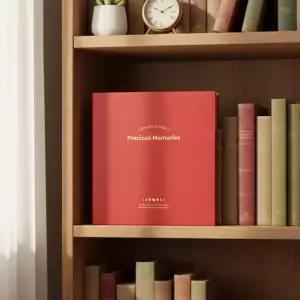 고급 바인더 접착식 가족 웨딩 사진 포토북 앨범 40매