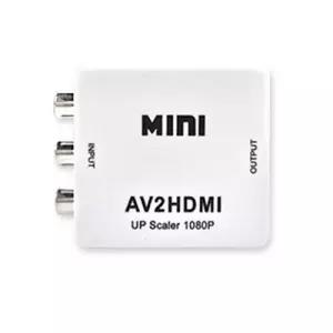 (HD-V03) RCA/AV to HDMI 변환 컨버터 3RCA를 HDMI로 W98E592