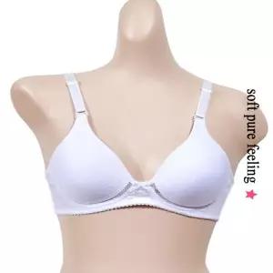 [하프클럽/]주니어 브라 노와이어 스트라이프패턴 3단계 A컵 어린이 속옷편