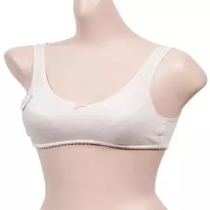 [하프클럽/]고양이 패턴 주니어 스포츠브라 도트 디자인 1단계 아동용 브라