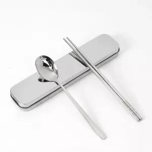 휴대용 휴대젓가락숟가락세트 통 스텐 304스텐 키친포어