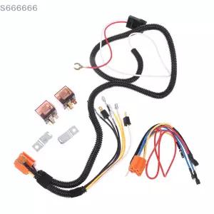 에어혼 화물차 크락션 12V 배선 하네스 릴레이 키트 자동차 밴 트럭용 그릴 마운트 블라스트 톤 포함 - 간