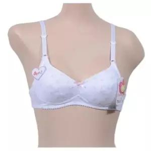 귀여운 기본패드 주니어 노몰드 AA컵 브라 WFIPU8R