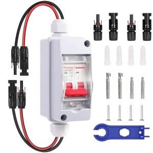 와요나 태양광 패널 분리 스위치 DC 500V 차단기 박스 32AMP IP65 방수 미니어처 PV 실외