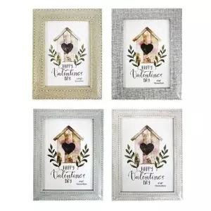 엔틱 탁상 액자 4x6 가족 웨딩 애기 사진 그림 명화 (KYR-W6655C2)